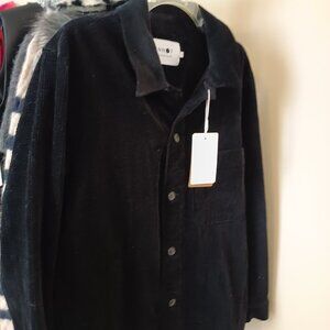 NWT Men's Corduroy Button Up Overshirt with Pockets by NN.07